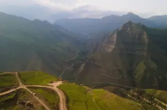 Готовый туристический маршрут по Дагестану с горами, каньонами и серпантинами дорог